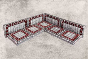 Orientalische Sitzecke, 9-tlg. Sark Kösesi, Orientalische Sitzmöbel, Orient-Möbel 