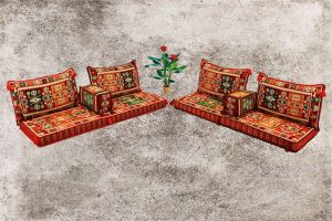 Sark Kösesi, Orientalische Sitzmöbel, 8-tlg. Orientalische Sitzecke, Ottomane Sofa