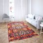 Anatolischer Kelim Teppich, Kelim-Teppich – Indischer künstlerischer handgefertigter marokkanischer Ethno-Wohnzimmerteppich, Flurläufer, dekorativer Boho-Teppich